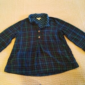 Appleseeds Petite XL 100% Cotton Muslin Flannel Blouse Floral Lined